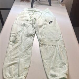 Nike Kids Light Green Jogger Pants